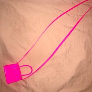 Hot pink mini bag